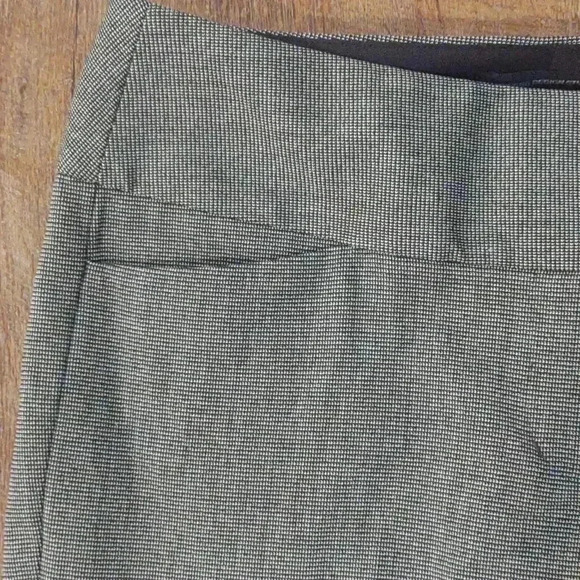 NWT Express Design Studio Editor wide waistband black white pant women's‎ 4 - Picture 2 of 6